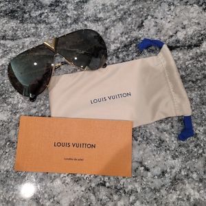 LV Drive Sunglasses Z0897E Gold